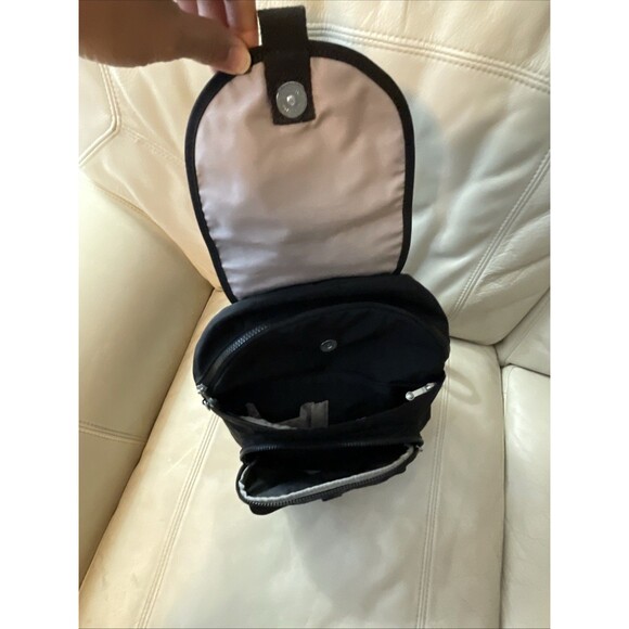 Kipling Backpack Bag Queenie Small Black Pockets Nylon Live Light - Picture 11 of 16